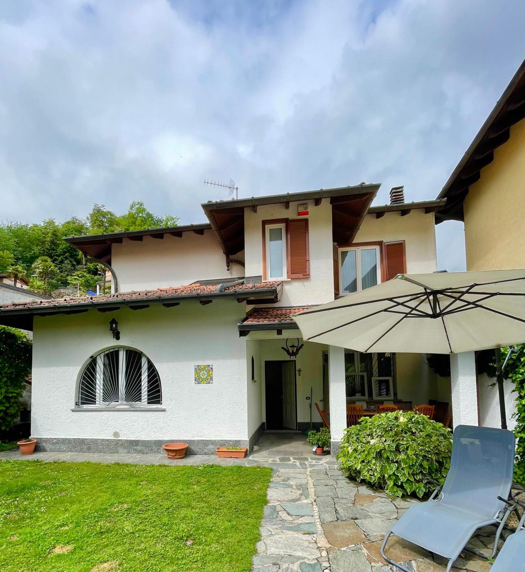 Villa Mia Lugano Lake Brusimpiano Eksteriør billede